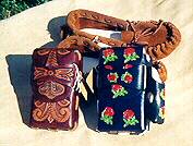 Hand tooled cigarette case with or without lighter holder