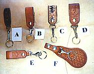 Belt Key Holder with quick release, chap snap, spring snap, or harness snap