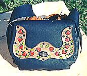 New Mood Purse with tooled strawberries on the flap